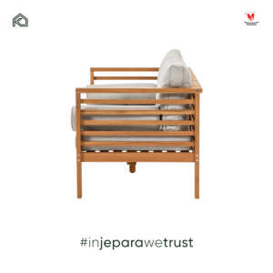 Modern Solid Teak Wood Garden <b>Sofa</b> <b>Outdoor</b> Patio <b>Sofa</b> Luxury Hotel Resort Villa Furniture Custom Size OEM ODM - Product Image 4