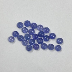 6mm Naturel Tanzanite Rond Cabochon Pierres Précieuses En Vrac Certifié Bleu Tanzanite Décembre Pierre De Naissance Bijoux Haute Pierres Précieuses Polies - Product Image 1