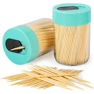 Palillos de Dientes de Bambú de Doble Punta de Calidad Premium con Material de Madera Natural y Sabor Refrescante a Menta, Ideales - Product Image 4