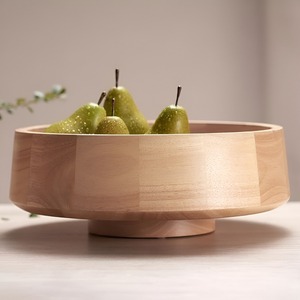 ชามไม้ธรรมชาติคุณภาพพรีเมียมสำหรับใส่ผลไม้ ของหวาน หรือใช้ในครัว - Product Image 3