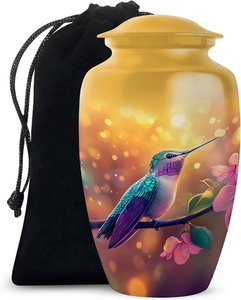 Urnas de Cremación de Latón Hechas a Mano, Estilo Americano, Urnas Funerarias Masculinas y Femeninas con Logotipo Personalizado - Product Image 1