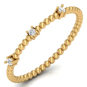 แหวนเพชรชุบทองสำหรับผู้ใหญ่ VVS Lab แหวนโซลิแทร์ออกแบบได้อย่างมืออาชีพเครื่องประดับที่เรียบง่ายสำหรับของขวัญวันวาเลนไทน์ - Product Image 3