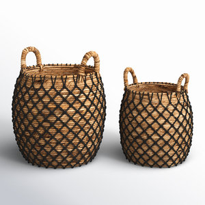 Panier de rangement décoratif en rotin DreamCraft, décoration d'intérieur, panier tissé, Vietnam - Product Image 4