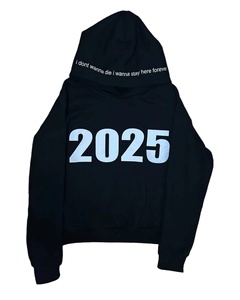 Drolandmiller Punk Goth Hip Hop Sweat à capuche surdimensionné pour femme Solid Grunge Streetwear Tops pour l'hiver Y2K Gothic Clothing - Product Image 1