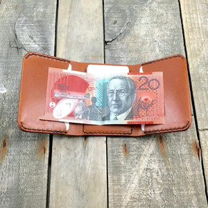 Minimalist Genuine Leather Tri Fold Wallet Men Custom Logo Real Cowhide <b>Credit</b> <b>Card</b> <b>Holder</b> Small Billfold LTW-0163 - Product Image 5