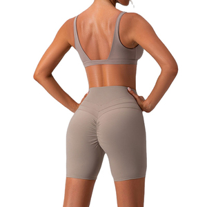 Women's Running Yoga Gym Sport Biker Butterfly Mid Elastic Waist Spandex Quick Dry Shorts Tennis Summer Youth Girls <b>Flowy</b> - Product Image 5
