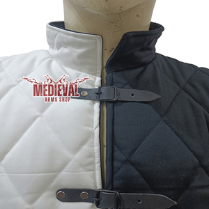 Handmade High Quality Lightweight Medieval Gambeson Full Sleeve Cotton Padded Aketon <b>Jacket</b> Armor Party Christmas New Year - Product Image 5