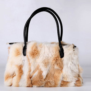Accessoires de mode, sacs à bandoulière en fourrure personnalisés pour un usage quotidien, fermeture à glissière, deux poignées, sacs à bandoulière en fourrure - Product Image 3