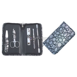 Boîte de rangement personnalisée avec logo imprimé pour kit professionnel de manucure et pédicure, soin des ongles professionnel en acier inoxydable pour bébés - Product Image 1