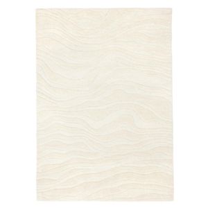 Alfombra Moderna Abstracta Lavable, Gruesa, Antideslizante y Acolchada, Hecha a Mano con Lana de Bucle, Color Morado/Amarillo, Apta para Mascotas, de Z&H Home - Product Image 1