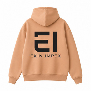 เสื้อฮู้ดดี้โอเวอร์ไซส์แบบสั่งทำพิเศษ ผ้าฝ้ายฟลีซพรีเมียม สวมใส่ได้ทั้งชายและหญิง สไตล์ลำลองแนวสตรีทแวร์ - Product Image 2