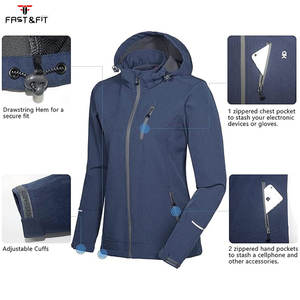 Chaqueta Softshell Unisex con Logotipo Personalizado, para Hombre y Mujer, Invierno/Otoño, Impermeable, Ecológica, Transpirable, de Poliéster, para Senderismo y Montaña - Product Image 4