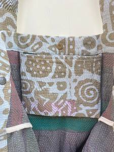 Sac fourre-tout matelassé patchwork en gros – Grand sac à main en coton à bandoulière pour femme - Product Image 2