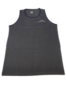 Débardeur décontracté pour homme, col rond, 100 % coton teint, respirant, idéal pour la gym et l'été - Product Image 3