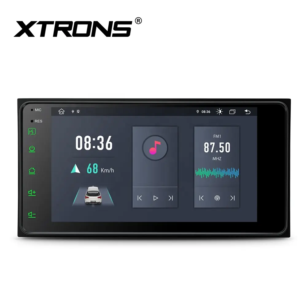 XTRONS 7 "Android 12 autoradio per Toyota Vios RAV4 Land Cruiser Prado Hilux Android Car Stereo 4 + 64GB con Carplay