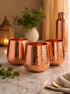 Taza de Cobre Puro Hecha a Mano de Lujo, Diseño Martillado para Moscow Mule, Copa de Cóctel, Taza de Cerveza Metálica, para Restaurante o Bar, con Logotipo Personalizado - Product Image 4