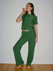 Nouvelle Arrivée Pantalon de Jogging Femme en Polaire Unie pour l'Automne et l'Hiver, Décontracté, Anti-Bactérien, avec Cordon de Serrage - Product Image 6