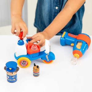 Juguete de Motocicleta de Policía para Niños, Venta al por Mayor, Embalaje Ecológico, Materiales Plásticos, Juego de Juguetes Educativos, Hecho en Vietnam - Product Image 1