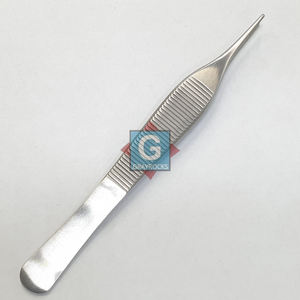 Pinzas dentadas de titanio grises de alta venta -3232-63 - Juego de instrumentos quirúrgicos manuales reutilizables de alta calidad - Product Image 4