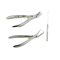 Outils et kits professionnels en acier inoxydable pour extensions de cheveux, kit d'outils de coiffure, ensemble de pinces, kit d'outils pour extensions de cheveux à la kératine
