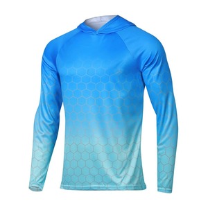 เสื้อฮู้ดแขนสั้นแบบยูนิเซ็กซ์ พิมพ์ลายไล่เฉดสี ระบายอากาศได้ดี ป้องกันแบคทีเรีย ซับเหงื่อ ผลิตจากโพลีเอสเตอร์ เหมาะสำหรับใส่ล่าสัตว์ในฤดูร้อน - Product Image 5