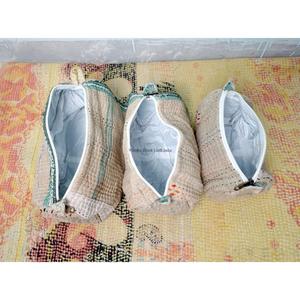 New Design Toiletry Bag Cotton 3 Kantha pouch Bag Patchwork Pouch Cosmetic Bag Gifts for women Wedding Return Gift in functions - Product Image 4