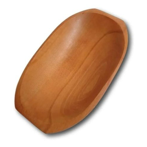 Desserd <b>plate</b> Oval Wooden Serving <b>Plate</b> Handmade Minimalist Design Solid Color Dishes & <b>Plates</b> Round wooden <b>plate</b> - Product Image 5