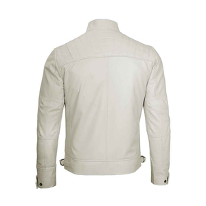 <b>High</b> Quality Custom Made New design <b>Leather</b> Jacket <b>Top</b> Quality Customized Fashion Men's Slim Fit <b>Leather</b> Jacket Unisex - Product Image 2