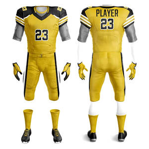 Maillot de football américain respirant de qualité supérieure, facile à porter, uniforme d'équipe, sublimation personnalisée, uniforme de football américain grande taille - Product Image 4