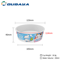 Contenedor de crema de queso con tapa, 8oz 200g 250ml, venta al por mayor