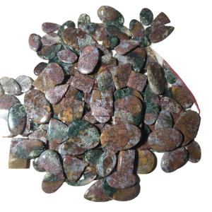 Venta al por Mayor de Gemas KHUSHI, Cabujón de Ágata Natural, Piedra Preciosa Suelta de 20-45 mm, 8-12 g, Certificada por Terceros para la Fabricación de Joyas - Product Image 4