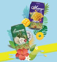 OEM/ODM Boisson de jus de purée de mangue du Vietnam avec pulpe 250ml 330ml 500ml Aluminium en conserve