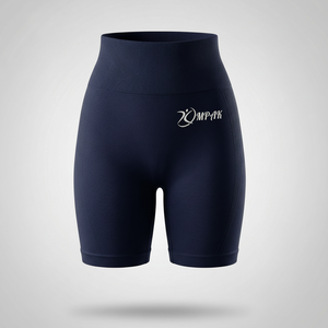 กางเกงขาสั้นออกกำลังกายผู้หญิง ยกกระชับสะโพก ระบายอากาศได้ดี ไร้รอยต่อ เอวสูง สไตล์สตรีทแวร์ เหมาะสำหรับโยคะ ฟิตเนส และการออกกำลังกายทั่วไป - Product Image 1