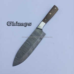 Nuevo cuchillo de Chef de acero de Damasco forjado a mano, cuchillos de cocina japoneses para cortar cocina diaria, mango de madera - Product Image 6