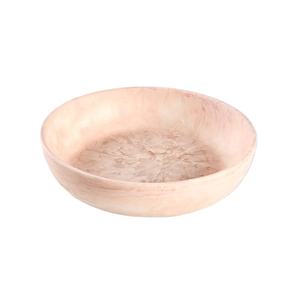 Bol en résine terre cuite rose coquillage sculpté style classique écologique produit personnalisé taille fabriqué en Inde en ligne au meilleur prix - Product Image 1