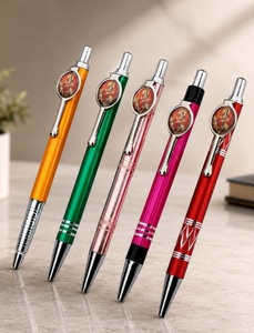 Premium Metal Ball <b>Pen</b> with Divine Emblem Elegant Metal Ball <b>Pen</b> – <b>Multicolor</b> Collection Luxury Metal Ball <b>Pen</b> with Religious - Product Image 3