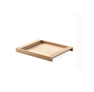 Plateau de service en bois massif irrégulier, durable, style moderne et antique, taille personnalisée pour servir des boissons, des desserts, des apéritifs, des plats de fête - Product Image 3