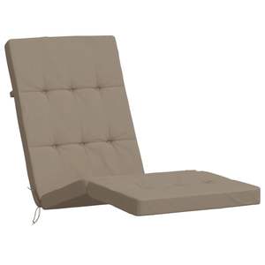 Juego de 2 Cojines para Silla de Jardín en Tela Oxford Color Taupe, 100% Poliéster, Cojines para Exteriores - Product Image 4
