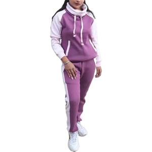 Logo personnalisé Survêtement à capuche et Jogging Sweat Ensemble 2 pièces Survêtements pour femmes 2026 - Product Image 5