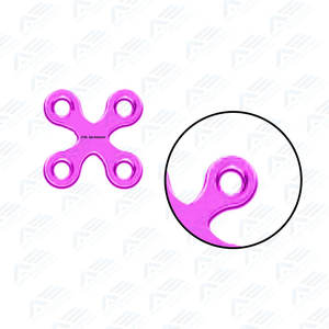 Instrument chirurgical vétérinaire en forme de X, plaque de nivellement du plateau tibial de haute qualité, plaques d'ostéotomie, instruments orthopédiques vétérinaires - Product Image 2