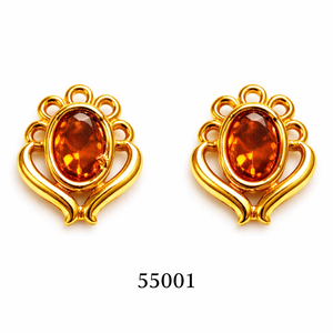 Luxury Rose Gold Plated Freshwater Pearl <b>Stud</b> <b>Earrings</b> Crystal Rhinestone Trendy Lightweight Comfortable 100% Purity Certified - Product Image 1