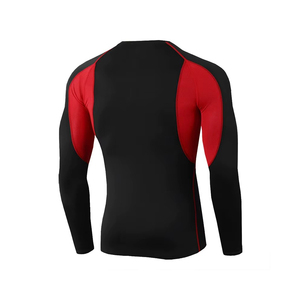 Concevez vos propres t-shirts de compression personnalisés, t-shirts de compression à manches longues, t-shirts de compression unis pour hommes de la meilleure qualité - Product Image 2