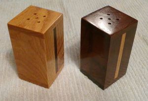 Accesorios de lujo para la decoración del hogar, mesa de chef, decoración de madera hecha a mano, utensilios de cocina ecológicos, salero de especias recargable, estilo moderno de granja. - Product Image 4
