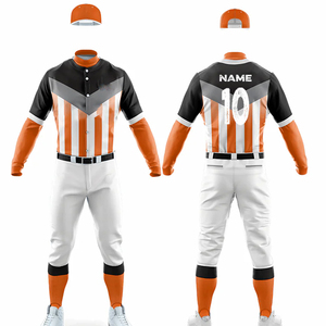 Ensemble Maillot de Baseball Personnalisé Homme Vert et Noir avec Pantalon Blanc – Anti-humidité, Manches Courtes, Boutons, Uniforme Adulte Rayé Sublimé - Product Image 5