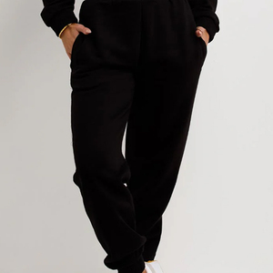 Nouveauté 2025 – Ensemble survêtement décontracté léger et uni pour femme, avec crop top, logo personnalisé imprimé, fermeture éclair, 100 % coton molletonné - Product Image 6