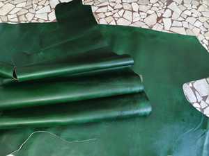 Cuir de chamois premium, cuir naturel enduit, feuille de cuir pour sacs, portefeuilles, ceintures, costumes, accessoires, matériel artisanal - Product Image 3