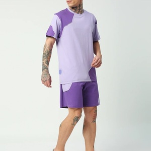 Conjunto Casual de Verano de 2 Piezas para Hombre, Camiseta y Pantalones Cortos con Bolsillos, 100% Algodón, Calidad de Lujo, Precios al por Mayor - Product Image 4