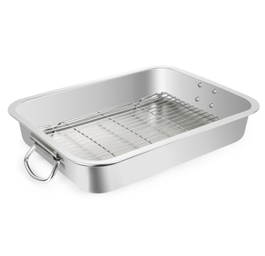 High Quality Roasting <b>Pan</b> For Delicious Home Cooking With Premium Stainless Steel Design Spacious Interior - Product Image 1