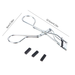 Recourbe-cils professionnel en acier inoxydable, mini recourbe-cils pour cils partiaux, pince à recourber les cils de haute qualité - Product Image 2