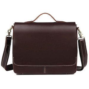 Bolsos para Portátil de Cuero Duraderos de Fábrica a Bajo Precio, Bolsos para Portátil de Cuero Genuino de Calidad Profesional - Product Image 1